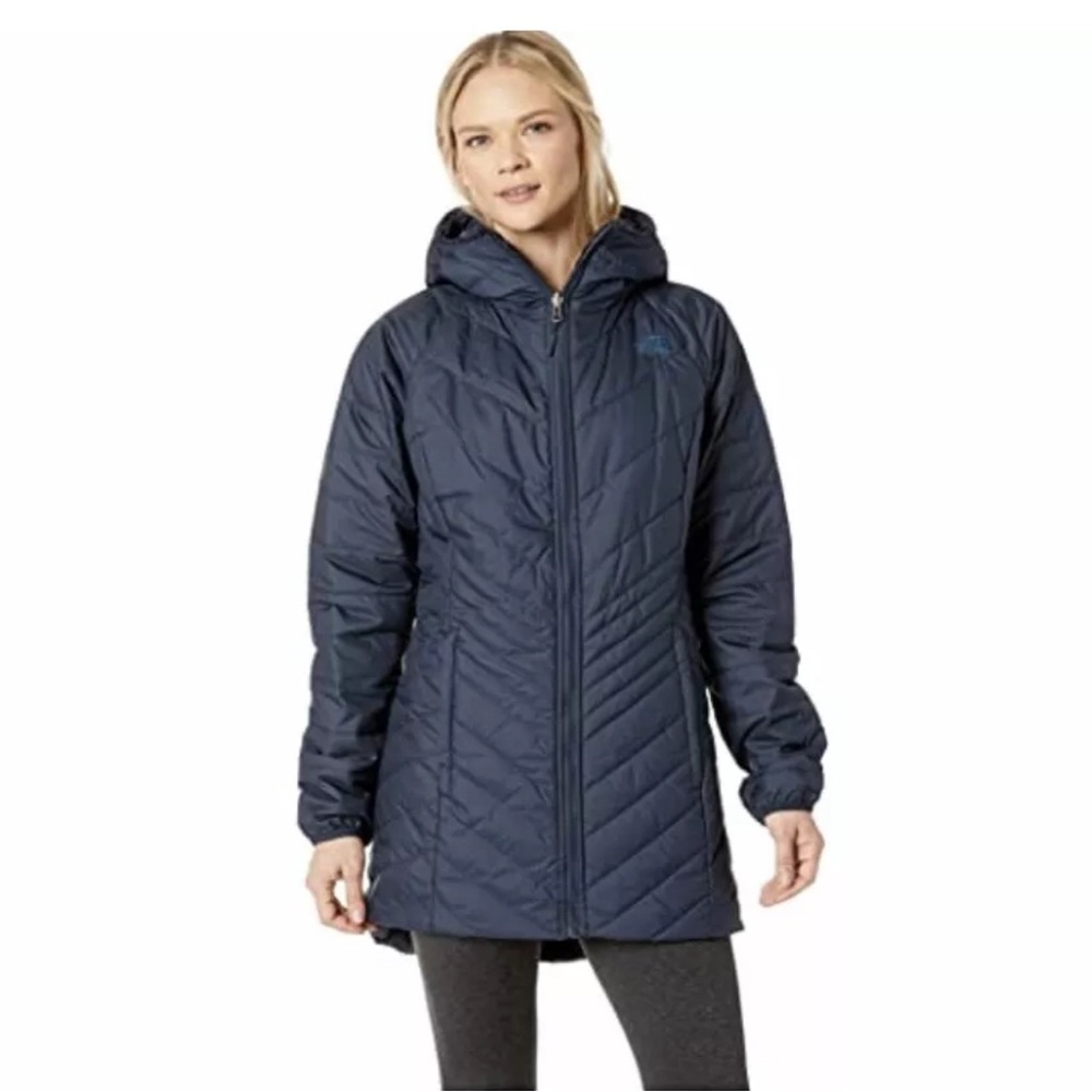 EUC THE NORTH FACE MOSSBUD REVERSIBLE PARKA, SIZE M